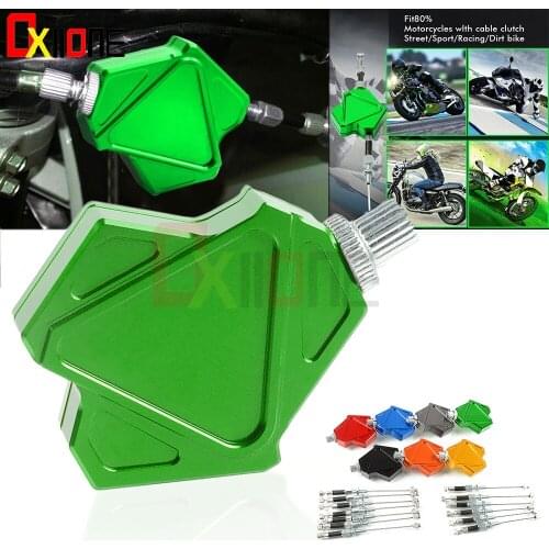 Universal Motorcycle CNC Aluminum Motorbike Easy Pull Clutch Lever System For Kawasaki NINJA 300 400 250R 400R 650R ER6F ER6N