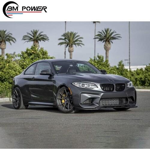 M series F87 M2 carbon finber front skirt for F87 M2 carbon finber front lip spoiler