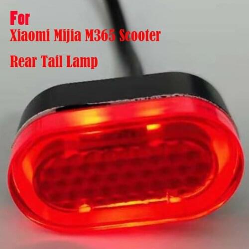 Scooter Parts Taillight for Xiaomi M365 M187 Scooter Rear Tail Lamp Stoplight Brake Lights with Line Taillight Safety Light
