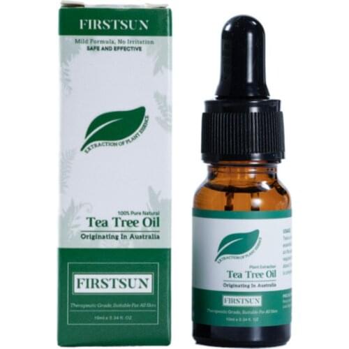1Bottle 10ml Pure Natural Tea Tree Essential Oil Face Hair Care Fade-out Acne Scars Reduce Inflammation Acne Removal