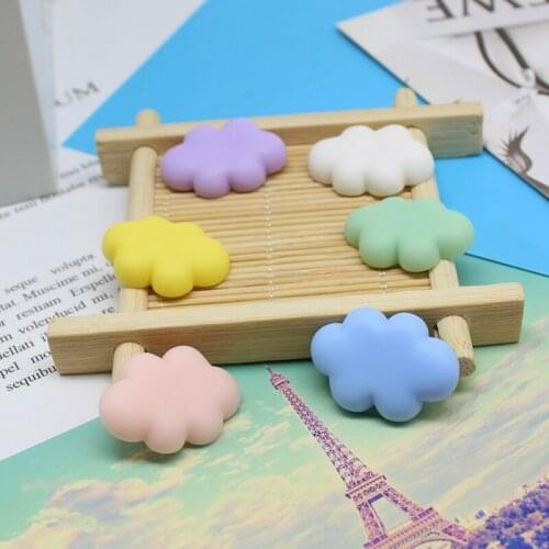 10pcs Clouds Resin Accessories DIY Craft Supplies Ornaments Jewelry Materials Shell Patch Arts Kids Hair Materials