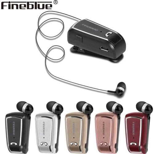 Fineblue V3 Mini Wireless Driver Stereo Bluetooth 4.0 Headset Retractable Clip Running Earphone for Smartphone Auriculares