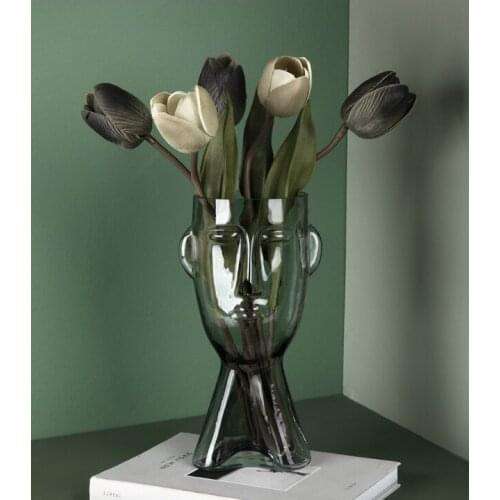 Flower Vase Decoration Home Plastic Vase White Imitation Ceramic Flower Pot Flower Basket Nordic Decoration Vases for Flowers