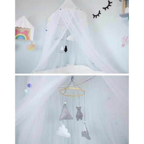 Baby Bear Felt Pendants Crib Mobile Rattles Bed Bell Wind Chimes Toys Room Decor 425F