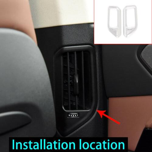 For BMW X5 G05 2019 X7 G07 2019 Rear Pillar Post Air Condition Vent Frame Cover