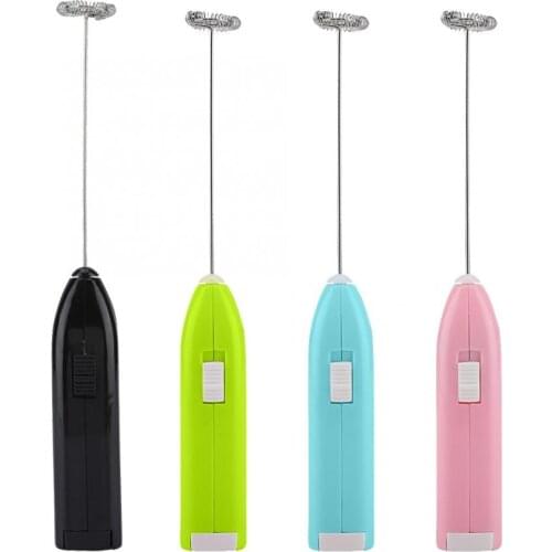 Electric Milk Frother Egg Beater Kitchen Drink Foamer Whisk Mixer Stirrer Coffee Cappuccino Creamer Whisk Practical Cooking Tool