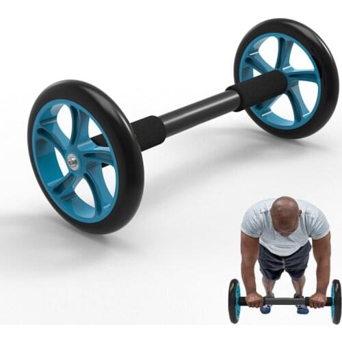 Fitness Ab Roller Double Wheel Abdominales Workout Equipments Gym Home Exercise Abs Waist Abdominal Muscle Core Strength Trainer
