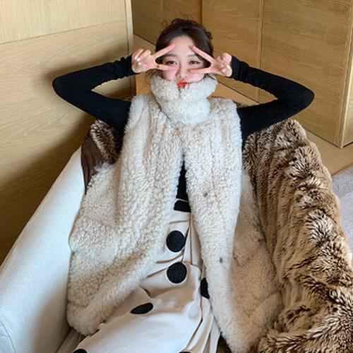 Jacket Women Faux Fur Coat Faux Fur Vest Women Autumn And Winter New Faux Fur Coat Women Veste Femme