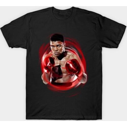 Legendary Boxing Champion Muhammad Ali T-Shirt. Summer Cotton Short Sleeve O-Neck Mens T Shirt New S-3XL