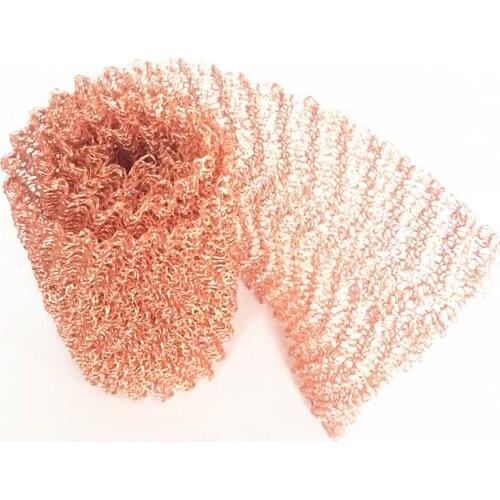 1M 10cm copper Mesh Distillation home Beer brewing filter Corrugated Mesh For Distillation Moonshine net Brewing Pest controller