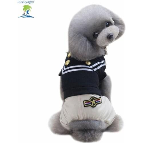 Fashion Spring and Summer Dog T-shirt Uniform Pets Jumpsuits Soft Short Sleeves Shirt For Dogs Puppy Chihuahua S/M/L/XL/XXL