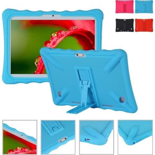 Soft Silicon Funda Cover For BEISTA K107 10.1 inch Android 9.0 Tablet PC Shockproof Capa Case with Rear Kickstand