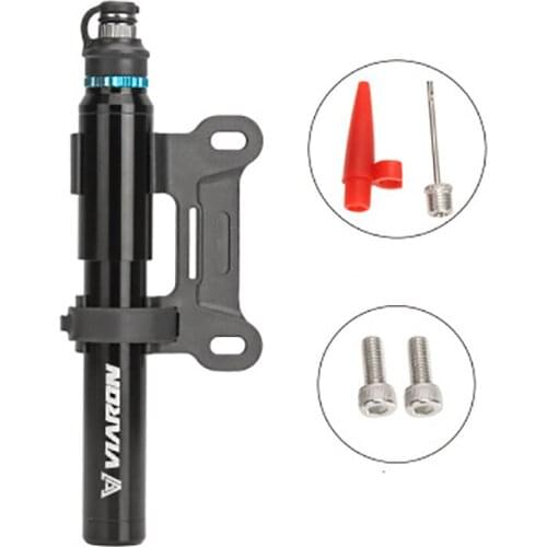 Mountain bike high pressure pump Aluminum alloy circular pull handle Bicycle home portable Mini basketball inflator air tube