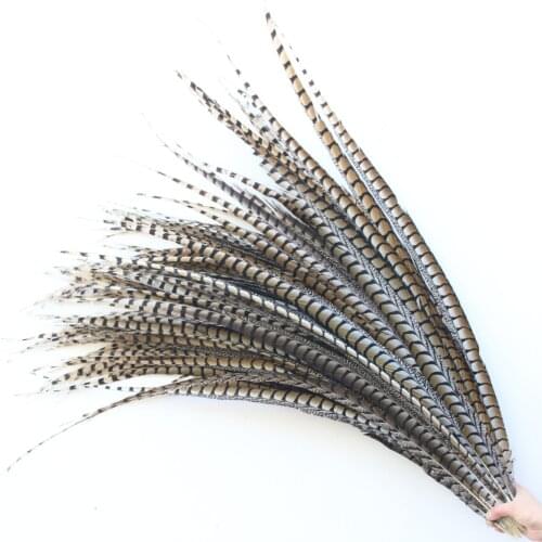 Wholesale 50-110CM/20-44 Inch Natural Lady Amherst Pheasant Feathers Jewelry Wedding DIY Decorations Pheasant tail Feather Plume