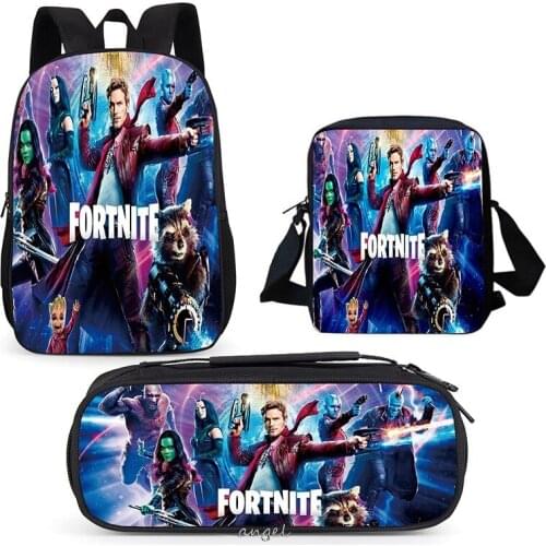 Hot 17 Inch Fortnites Children School Bags Orthopedic Backpack Kids School Boys Girls Teenage Mochila Infantil Catoon Bags gift