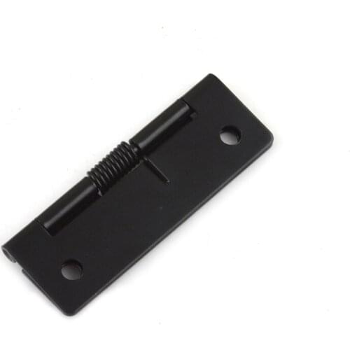 Cupboard Closet Stainless Steel 270 Degree Spring Loaded Hinge Black 60mm Length