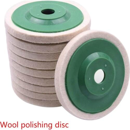 Wool polishing wheel pad angle grinder wheel felt polishing disk for copper, iron and aluminum metal polishing tools