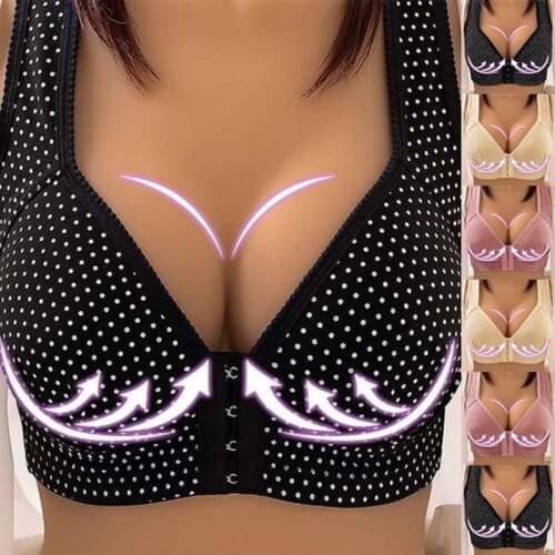 Front Buckle Thin Sexy Lingeries Women Bras Breathable Vest Front Fastener Womens Underwear New 2021