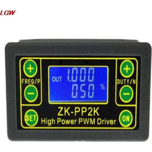 High-power PWM dimming motor speed control solenoid valve pulse number frequency duty cycle adjustable cycle delay PP2K