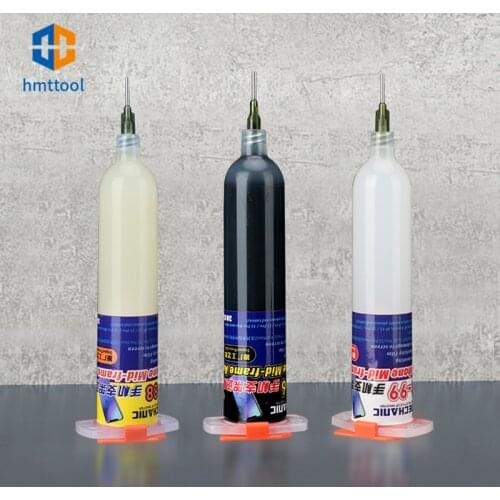 30CC Mechanic KO-66/88/99 Black/Yellow/White Liquid Glue For Mobile iPhone Tablet Screen Middle Frame Adhesive Repair Glue Tools