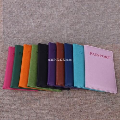200 PCS Travel Passport Holder Card Cover On The Case For Womens Men Leather Passport Cover Storage Bags