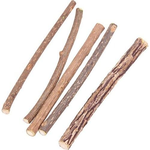 5Pcs/Bag Pet Cat Snacks Matatabi Chew Catnip Stick Teeth Molar Cleaning Brush Toys SUB Sale