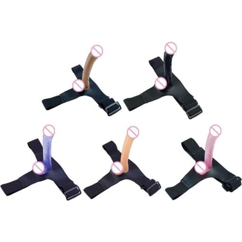 50LF Wearable Strap on Dildo Stimulation Removable Realistic Massager Women Sex Toy