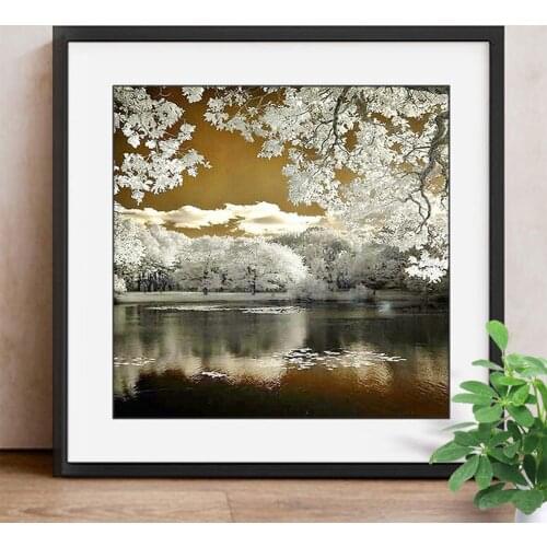 5D DIY Diamond Painting Winter Full Drill Square Diamond Mosaic Landscape Picture Of Rhinestones Embroidery Scenery