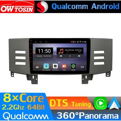 Qualcomm 8Core Android Car Media For Toyota Mark X X120 Reiz 2004-2009 GPS 360 Panoramic Radio CarPlay HIFI 4G WiFi Optical HDMI