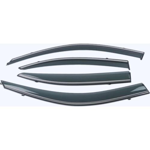 Car Styling 4 Pieces Rain Guards Side Window Visor Cover Trim For Hyundai Elantra 2007-2019