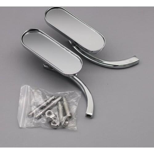 Motorcycle Rear View Side Mirrors For Harley Davidson Low Rider V-Rod Superglide Electra Glide