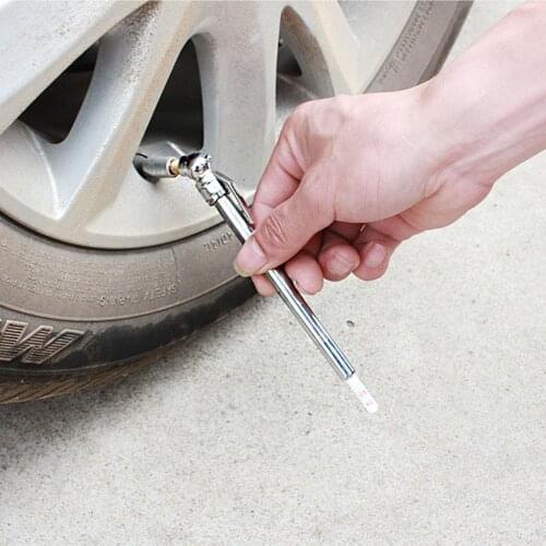 Mini stainless Steel Pen Shaped Car Vehicle Tire Air Pressure Test Meter Gauge Pressure Gauge Barometer New