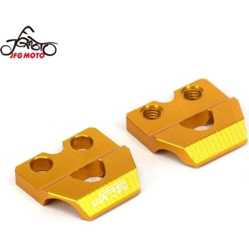 JFG Front Brake Line Clamp For SUZUKI RM85 RM125 RM250 RMZ250 RMZ450 RMX450Z DRZ400SM For KAWASAKI KX 65-250 KLX450R KLX125