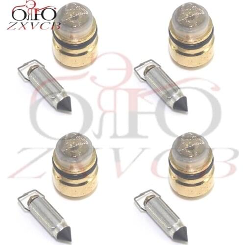 4pcs for XJ900 S Diversion 4KM 1995-2003 XJ900S XJ 900 900S Motorcycle carburetor repair kit floating needle seat parts