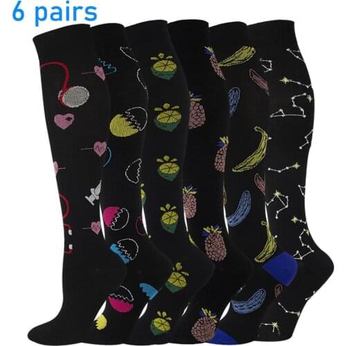 Compression Socks New Arrival 6 Pairs Per Set Outdoor Sport Compression Sock for Cycling Skateboard Sport Accessory