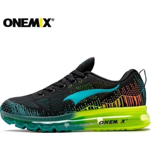 ONEMIX Mens Sport Running Shoes Ultra Sneakers Breathable Mesh Outdoor Air Cushion Athletic Shoes Music Rhythm Jogging Shoes