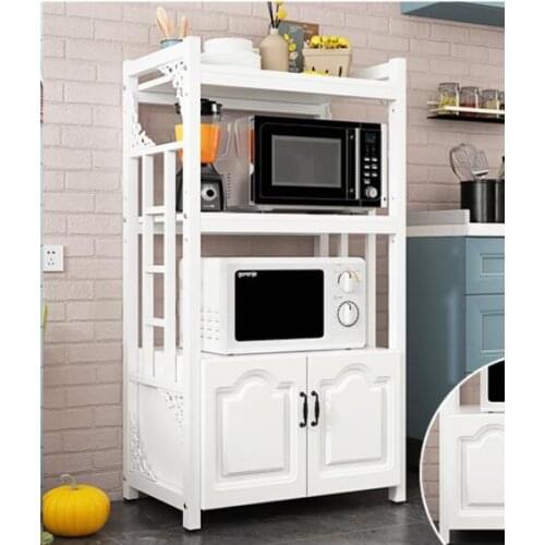 Kitchen racks floor space space home multi-layer microwave oven racks multi-function storage oven storage cabinet