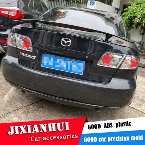 For Mazda 6 Spoiler 2006-2013 Mazda 6 Spoiler NF RUIYI ABS plastic Material Car Rear Wing Color Rear Spoiler