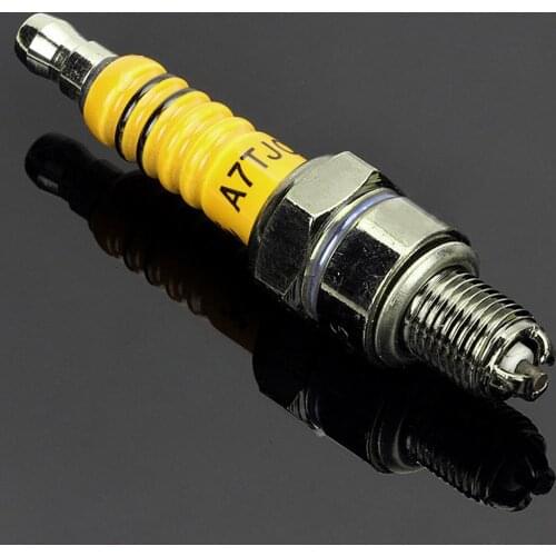 Motorcycle Spark Plug A7TJC Modification GY6 50cc 70cc 90cc 110cc 125cc ATV Dirtbike 50 125 150cc Moped Scooter Three-Electrode