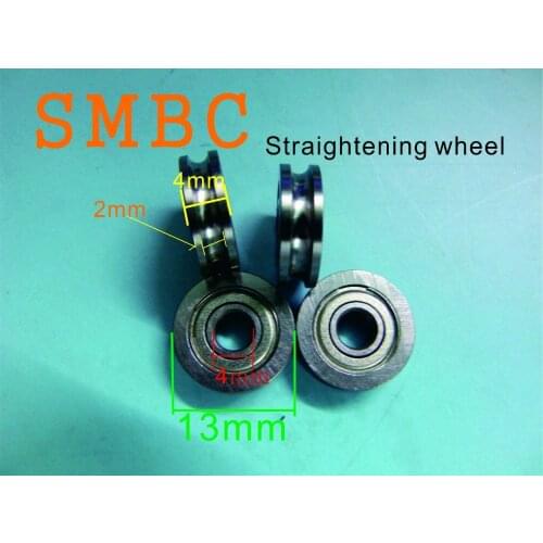 Straighten wheel U groove bearing 4*13*4Guide wheel U694ZZ bearing Guide roller