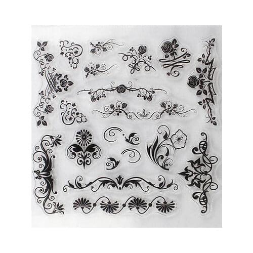 1PCS NEW Hot Alphabet TPR silicon Stamp DIY Scrapbooking/Card Making/ Decoration Supplies Sheet Cling Scrapbooking DIY