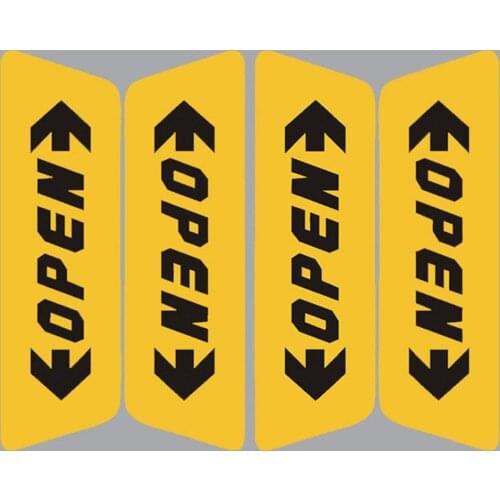 8/16Pcs Car Door Opening Reflective Sticker Safety Warning Sticker Accessories Reflective Material Warning Tape For Car Safety