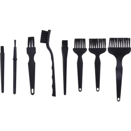 8pcs/set Anti Static Brush rework Anti-static Brush PCB Cleaning Tool ESD PCB brush Electronic component Cleaning tools good