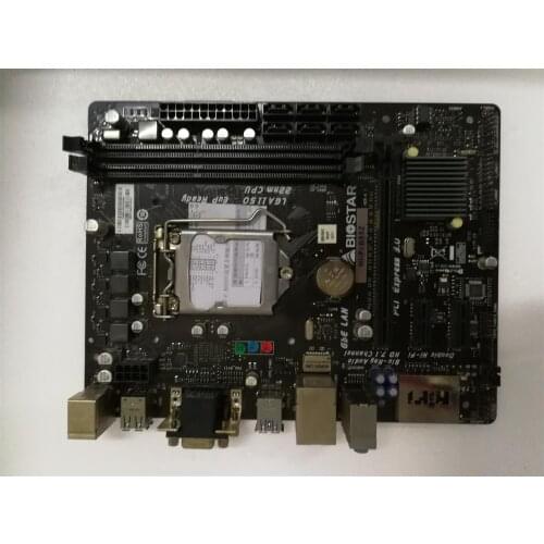 Used, Biostar Hi-Fi B85Z Desktop Board 1150-pin four generations of platform super 6-way audio and video ,100% tested good