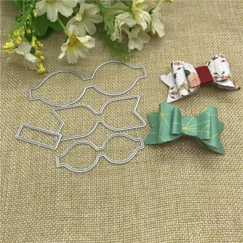 Bowknot Bows metal cutting dies cut die mold Christmas flower leaves Scrapbook paper craft knife mould blade punch stencils dies