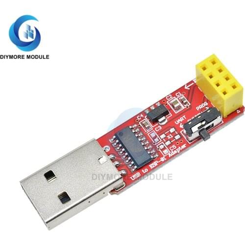 CH340 USB to ESP8266 ESP-01 ESP-01S Adapter 4.5V-5.5V Wifi Converter Programmer Module for Arduino Smart Home Wireless Control