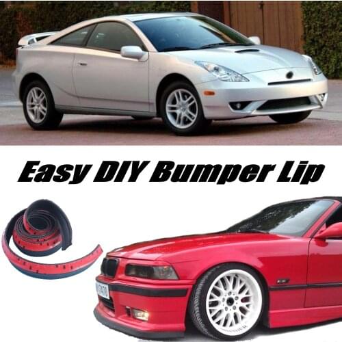 NOVOVISU For TOYOTA Celica Supra A70 A80 Bumper Lip / Front Spoiler Deflector For Car View Tuning / Body Kit / Strip Skirt