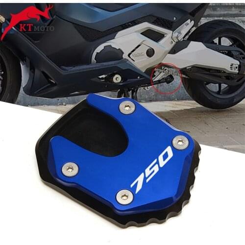 For HONDA Forza 750 FORZA750 Forza750 2020-2022 Motorcycle CNC Aluminum Kickstand Foot Side Stand Extension Pad Support Plate