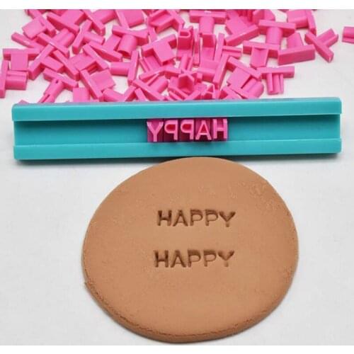 Cake Decorating Tools Alphabet Fondant Cake Cookie Stamp Mold Letters Biscuit Fondant Mold Baking Tools Cake Embosser Stamp