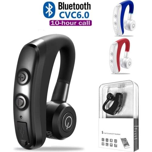 K5 Handsfree Bluetooth Earphone Car Wireless Bluetooth Headsets Phone Earphones Headphones With Mic Handsfree Cordless Earphones